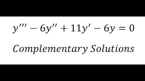 Calculus Help: Complementary Solutions - y