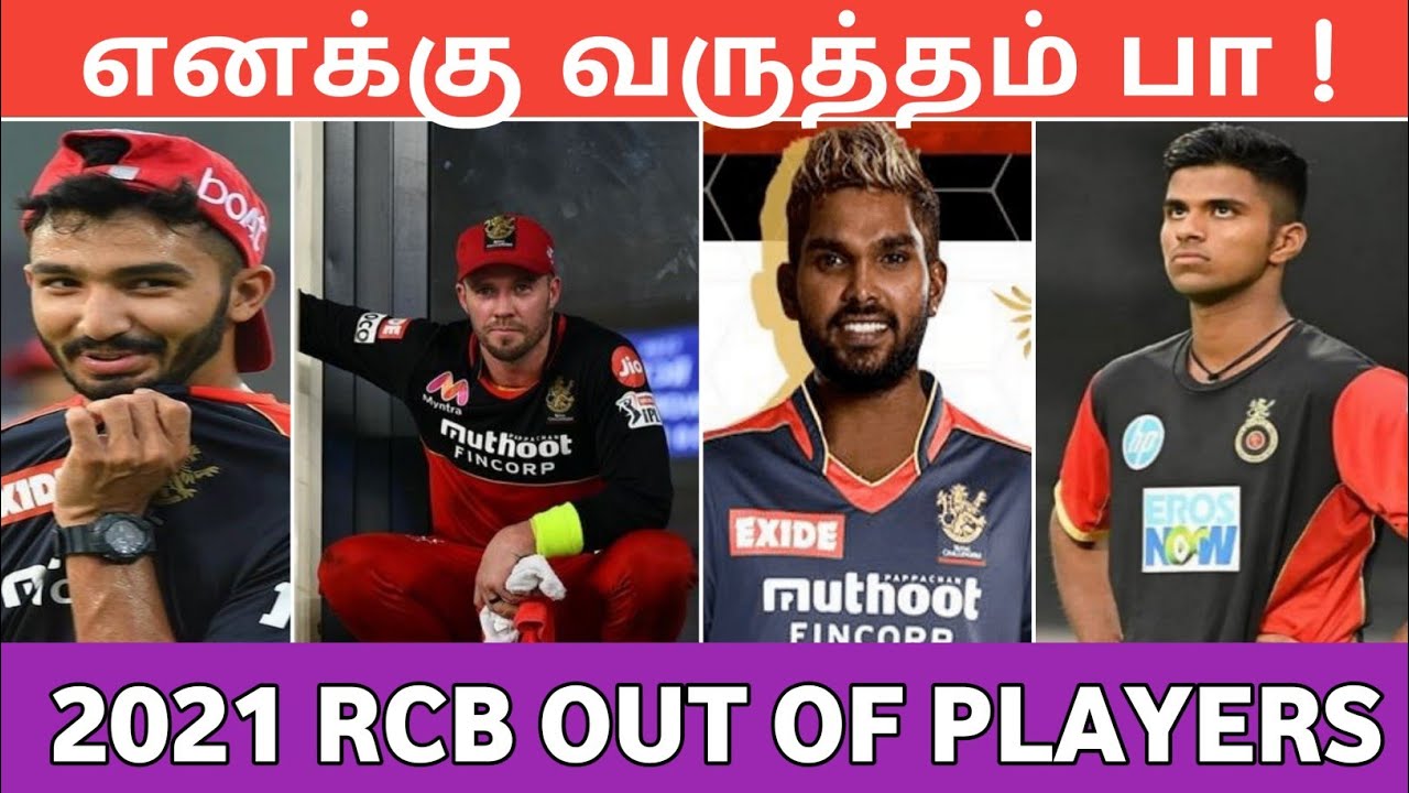 2021 ipl Rcb team out of ipl player and Rcb new players