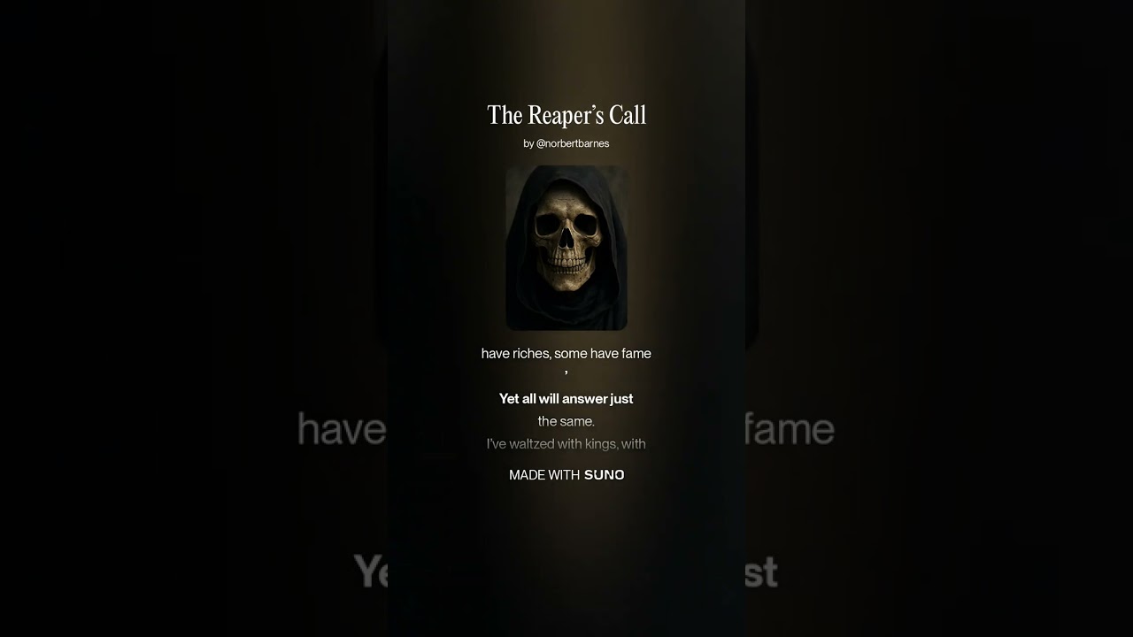 The Reaper’s Call | Medieval Rock Song Sung by Death (AI Music Creation)
