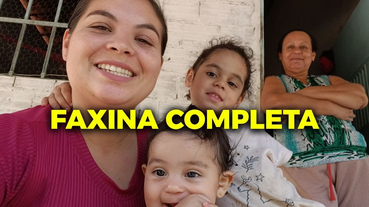 FAXINA NA CASA DA MINHA SOGRA - LAVEI TODA A CASA