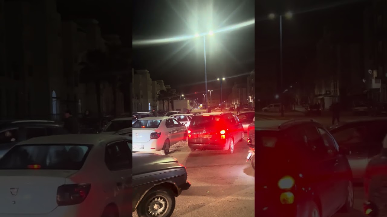 احتفالات في مدينه فنيدق بفوز المنتخب المغربي على المنتخب الزامبي بثلاثه اهداف لصفر