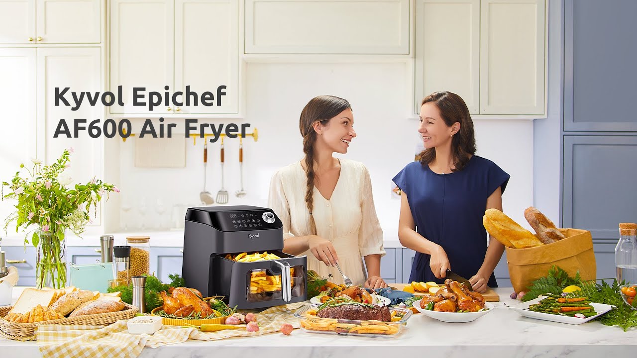 Kyvol Epichef AF60 Air Fryer 6QT Large Capacity with Viewing Window