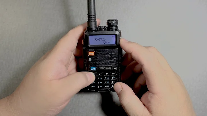 Baofeng UV-5R Receive DCS