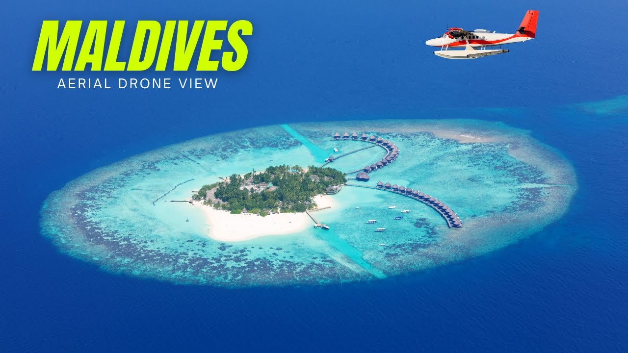 ⁣Maldives Island by Drone - Maldives Aerial Drone View