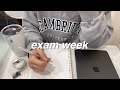 Exam week study vlog  exam week for high school students  productive days  lots of studying