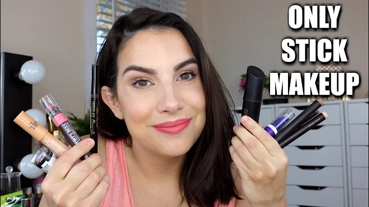 FULL FACE - ONLY STICK MAKEUP | Chit Chat + Reviews