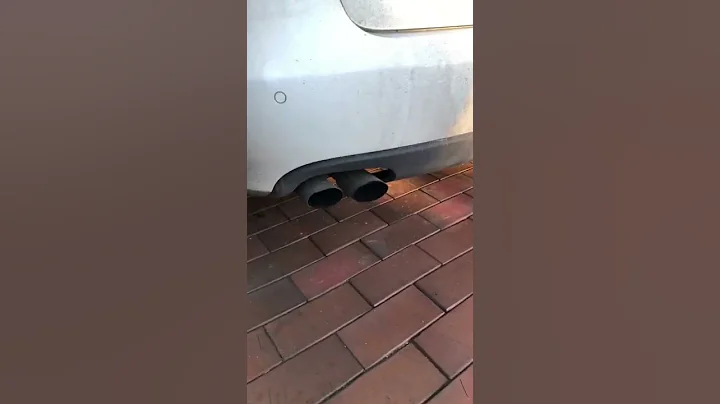 Audi A4 B8 2.0TDI straight pipe -7°C cold start