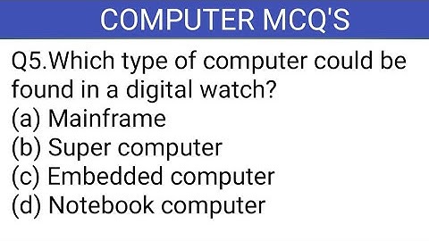 Computer mcqs | Computer MCQ for Competitive Exams | Computer Fundamental MCQ