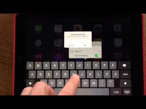 Hur man ansluter en iPad till Apple TV
