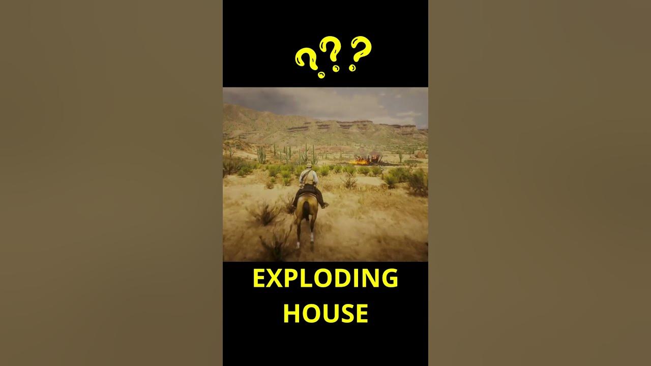 Exploding House in Red Dead Redemption 2 YouTube