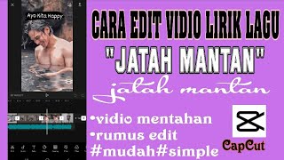 CARA EDIT VIDIO LIRIK LAGU \