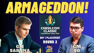 HULING HADLANG BAGO SI MAGNUS! Sarana vs So! Chess.com classic CCT