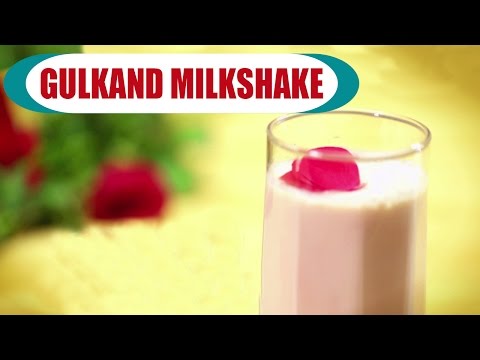 Gulkand Milkshake | Rose Petal Milkshake Recipe| Healthy And Tasty