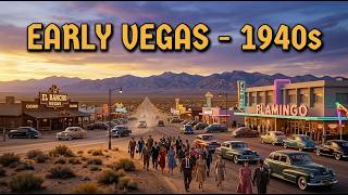 Las Vegas Strip (1930s–1940s) | Origin Story AI Reconstruction