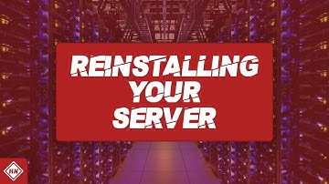 Reinstalling your Game Server - Hexane Networks