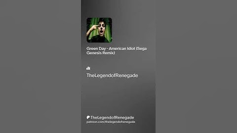 Green Day - American Idiot (Sega Genesis Remix) WIP
