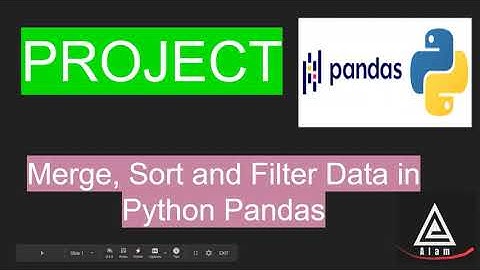 Merge , Sort & Filter : PANDAS + PYTHON