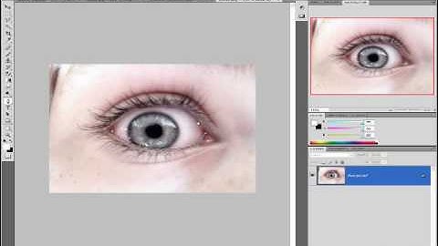 Photoshop CS4 Tutorial (Eye Color)