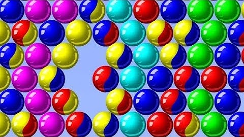 Bubble shooter classic level 496 #bubbleshooter