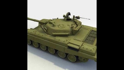 T-72M1 Tank 3D model from CGTrader.com