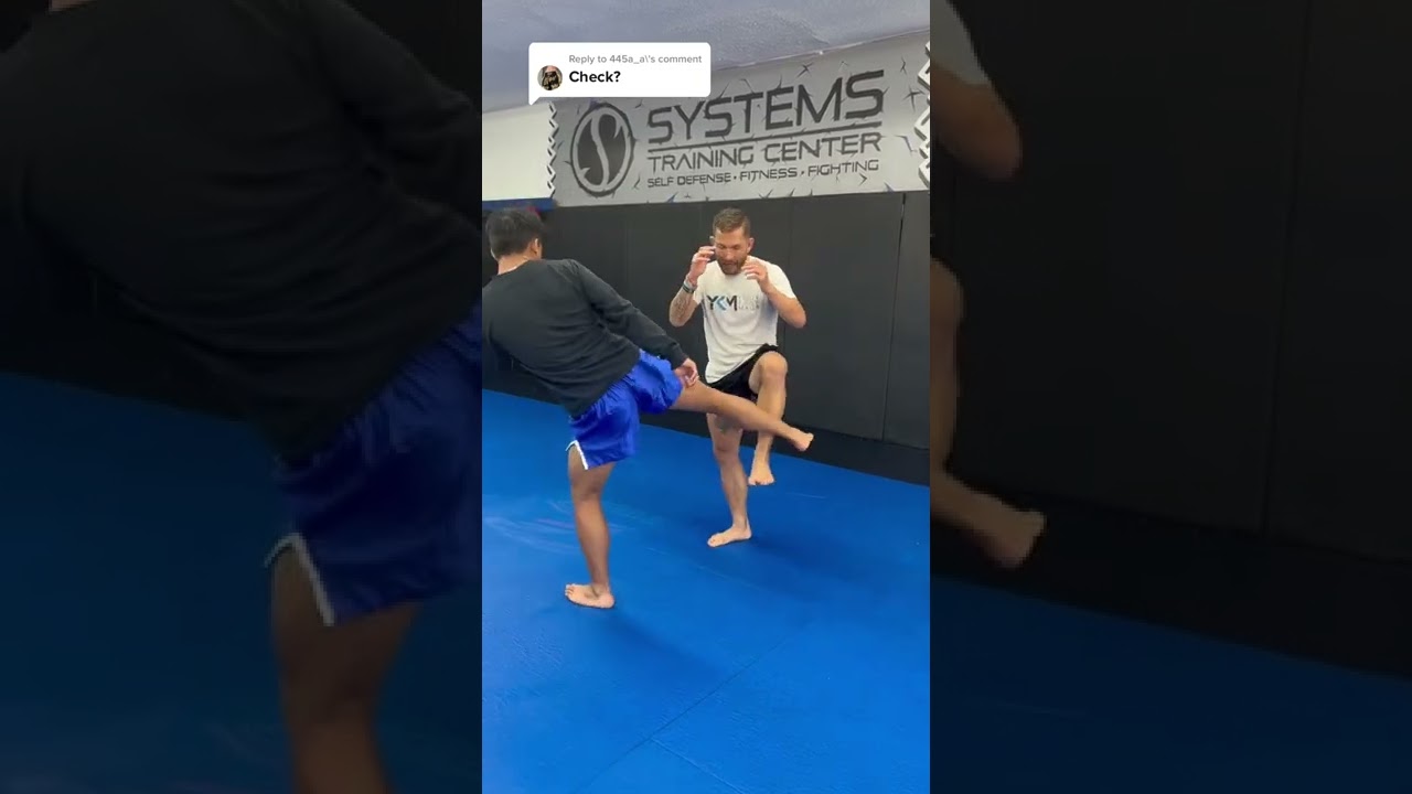 Как блокировать удар ногой!