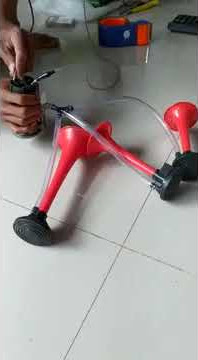 Klakson 3 corong terompet 1 suara 12 volt