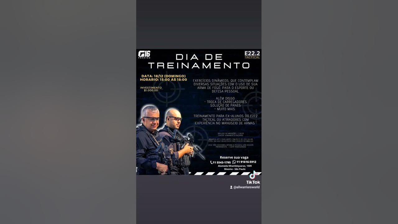 Dia de treinamento. YouTube