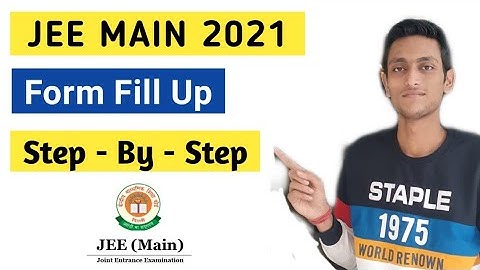 How to fill JEE Mains 2021 application form | Step By Step | Jee Mains Application Form