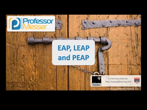 EAP, LEAP, and PEAP - CompTIA Security+ SY0-401: 1.5