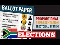 How south africas proportional representation electoral system works