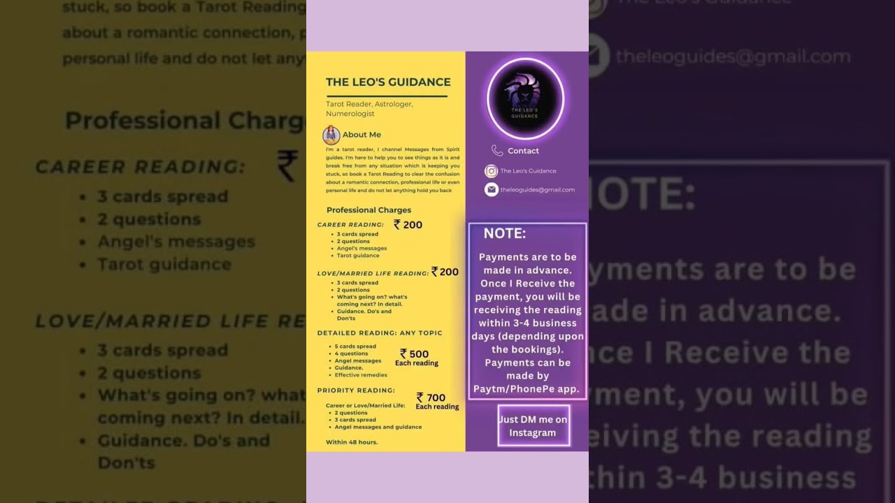 Most Affordable And Accurate Tarot Reading in India. Book Your Reading Now 🔮