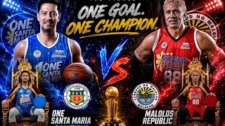 One Santa Maria VS City of Malolos MAKATA CUP 2026 Finals (Legends) Game 1 Full Game