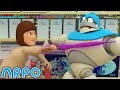 Arpo vs Shoppers!!! | ARPO The Robot | Robot Cartoons for Kids | Moonbug Kids