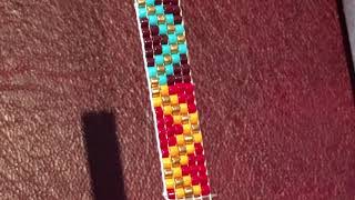 How to finish a bead loom project without cutting off its strings - faster version