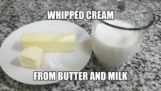 Easy Step By Step Whipped Cream From Butter and Milk. OH YES YOU CAN! by Recipe 4 Me 226 views 2 weeks ago 3 minutes, 51 seconds