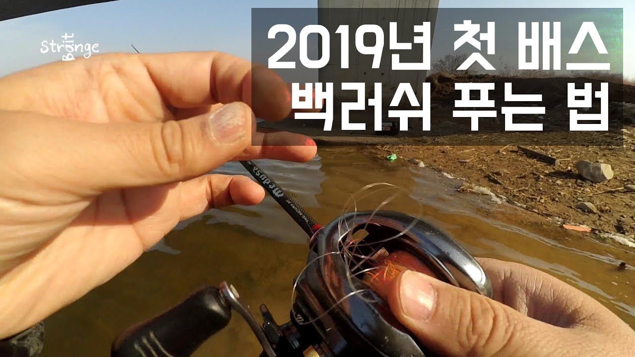 삽교,선인대교 배스낚시백러쉬 풀기How to Remove a Backlash (BAITCASTER TIPs) 백래쉬 풀기