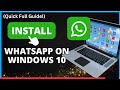 How to Install WhatsApp on Windows 10 [2024 Update]