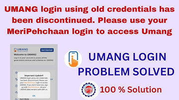 MeriPehchaan Login to Access Umang App | Umang App New Update 2025 | New Registration Process 2025