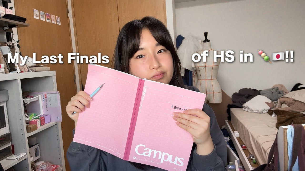 My very last finals week of highschool!?! - Study vlog, HS in Japan 🇯🇵 ...