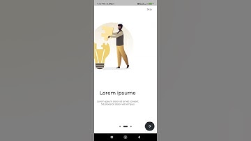 Flutter intro screen animation with next button