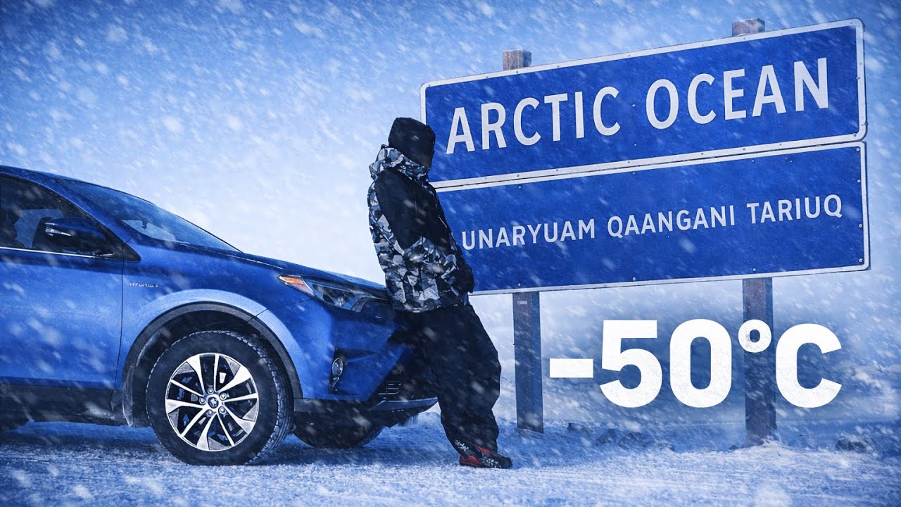Sam na Arktiku 🥶 -50C° 