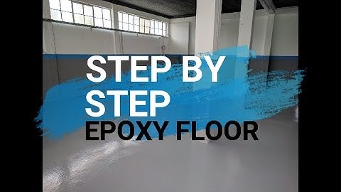 Step by step Epoxy Floor [Case Study]: How to apply from start to finish (2018)