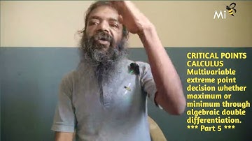 maxima-minima differential calculus - multivariable maxima minima with dual derivative Part 5