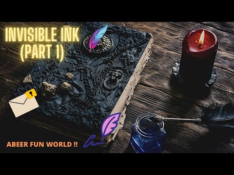 How To Create a Hidden Message || Invisible Ink || How to Create a Secret Message