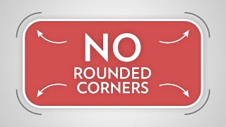 Rectangle Has Rounded Corners (SOLVED!) | Photoshop
