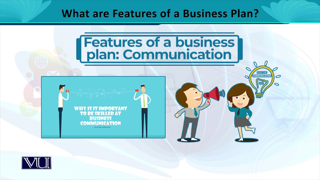 identify the essential features of a business plan