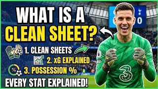 Information What Is a Clean Sheet Every Football Stat Explained | Clean Sheets, xG, Possession & More ⚽️ Guide