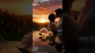 Romantic Sunset Moments Beautiful Couple & Nature Love Story