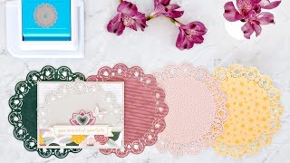 How to Punch a Circle with the Floral Circle Punch by Creative Memories