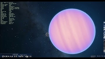 Travel to Kepler-7b in Space Engine warp ship